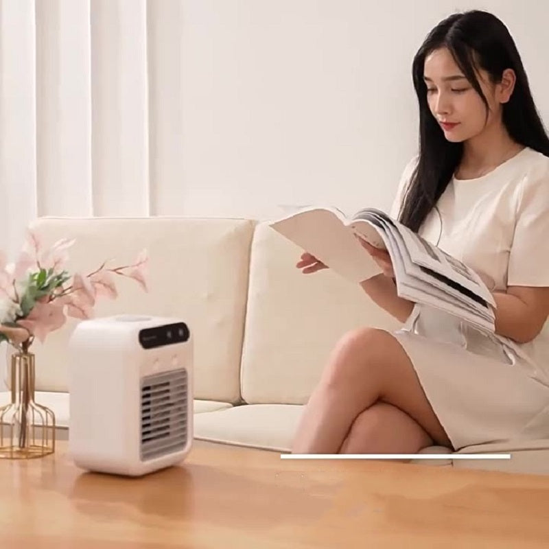 Water cooled rechargeable mini air conditioning unit