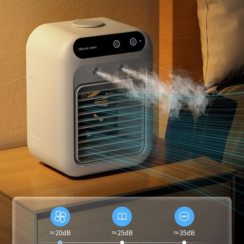 Water cooled rechargeable mini air conditioning unit